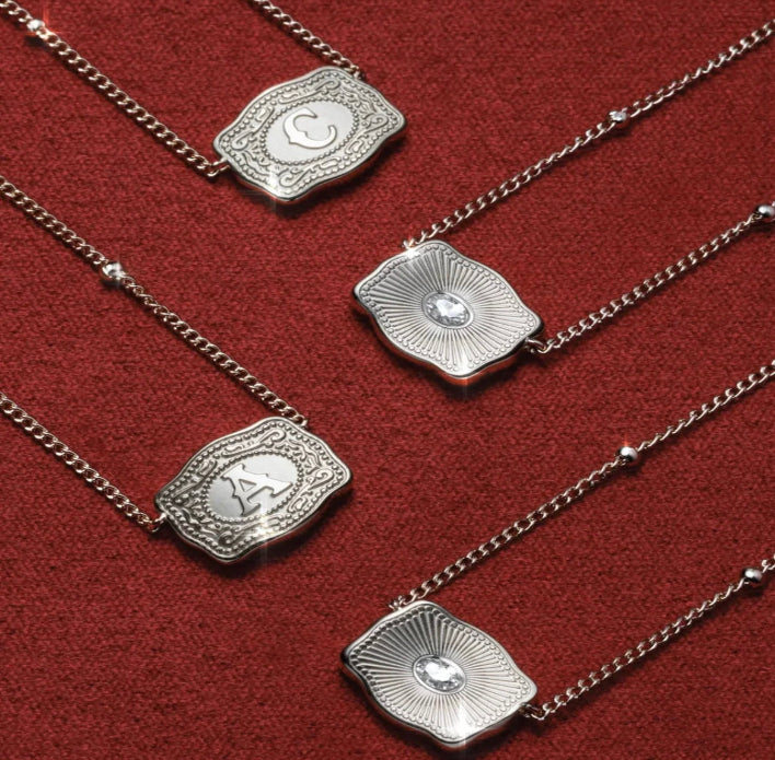 Collier Sauge Argentée fait à la main