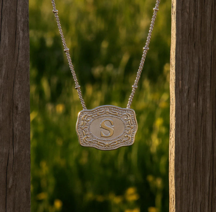 Collier Sauge Argentée fait à la main