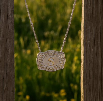 Collier Sauge Argentée fait à la main
