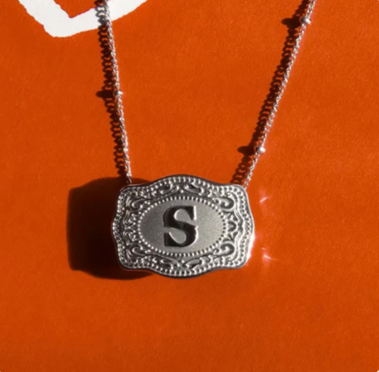 Collier Sauge Argentée fait à la main
